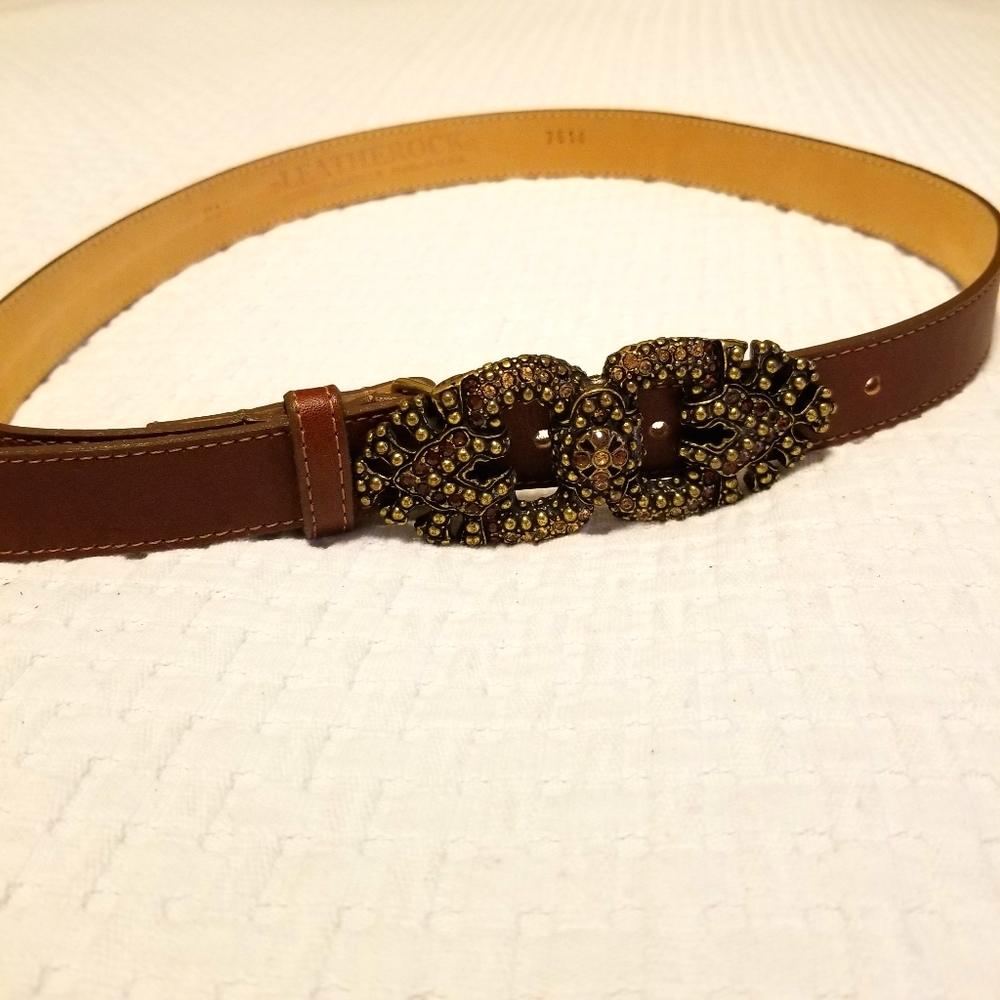 Leatherock Crystal Stone Embellished Belt